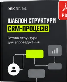 Обкладинка PDF «Шаблон структури CRM-процесів»